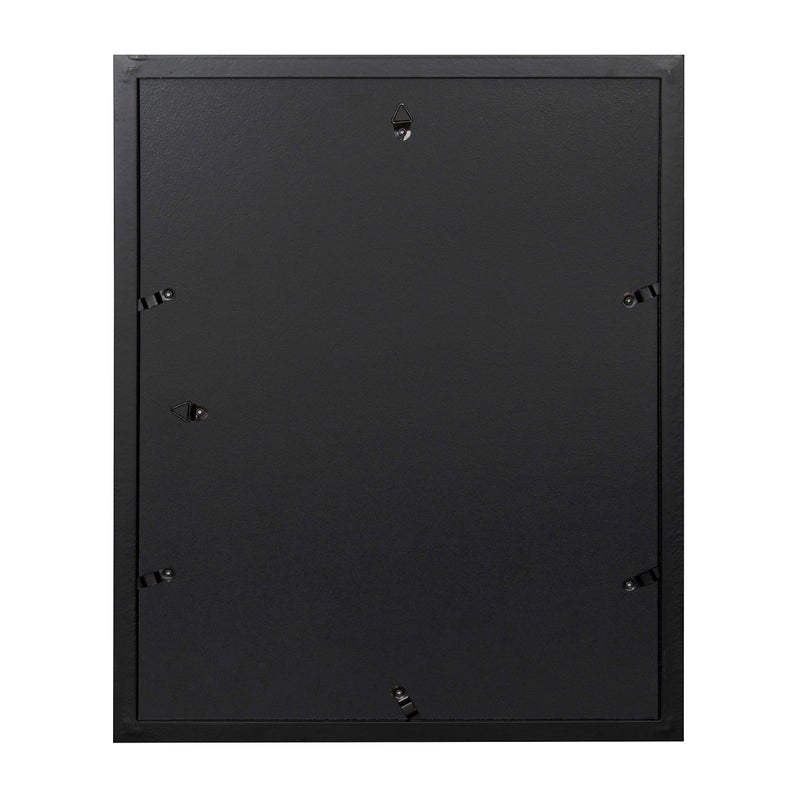 DesignOvation Gallery Wood Photo Frame Set for Customizable Wall Display, Black 11x14 matted to 8x10, Pack of 4 - Image 5