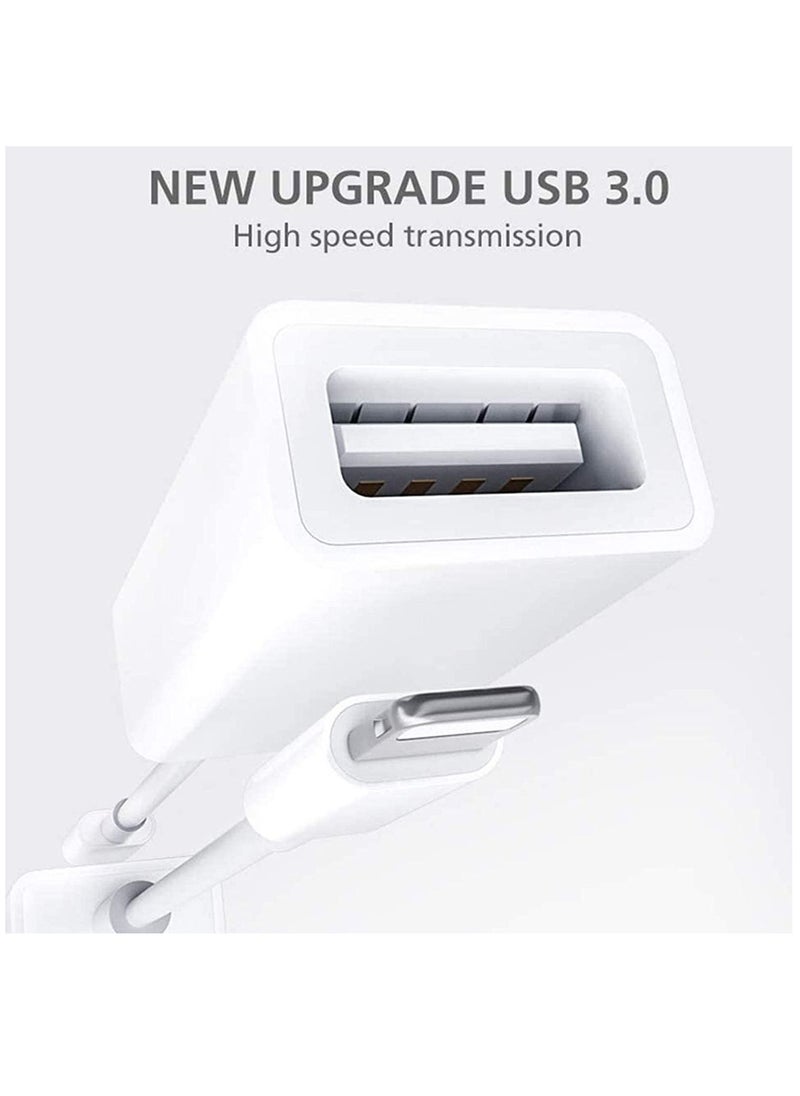 محول كاميرا USB لـ Apple Lightning إلى USB 3.0 ، محول كابل OTG لأجهزة iPhone USB أنثى يدعم توصيل قارئ بطاقات U Disk Keyboard Mouse USB Flash Drive - pzsku/Z8A11F896F68215BD0BA1Z/45/_/1674802158/e1dcdf0e-fd05-449f-9ba8-c530f227602a