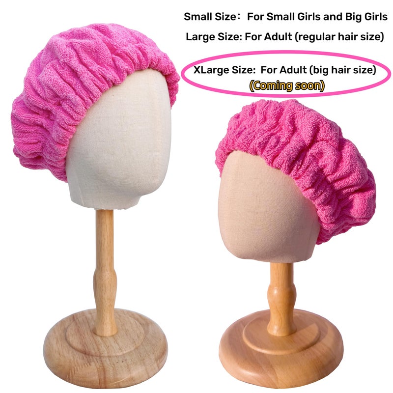 AKISS Flaxseed Deep Conditioning Heat Cap Portable Microwave Hot Bonnet Therapy Hair care Cap For Women (Pink Lavender/Unicorn, Large) - Image 3