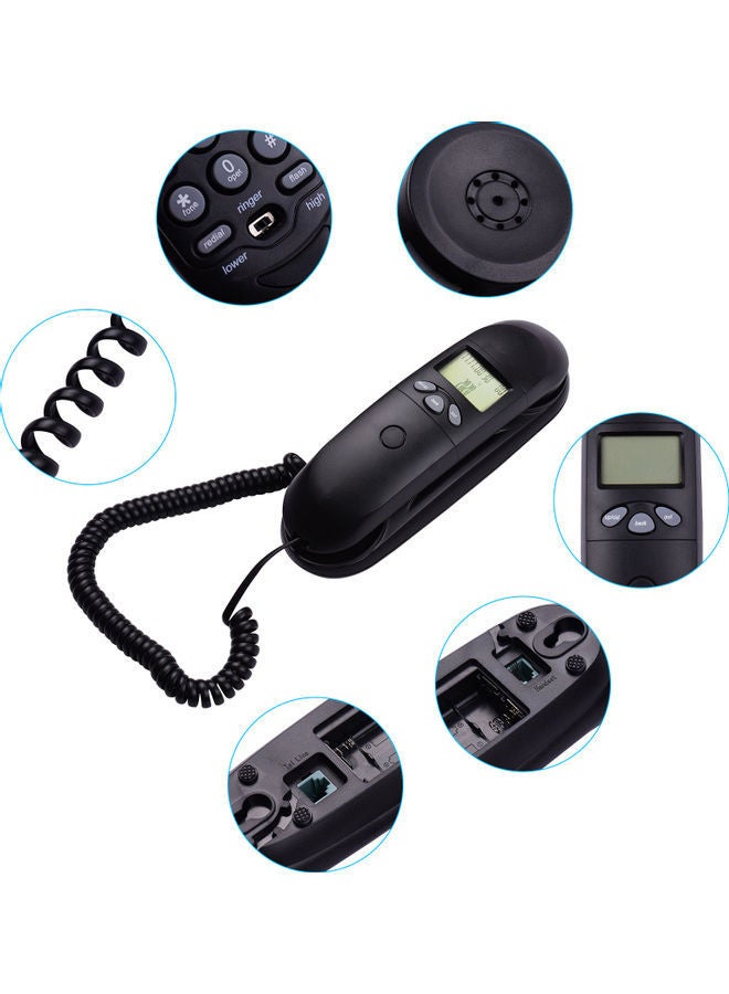 نيبمينينت هاتف صغير مزوّد بسلك أسود - Image 4