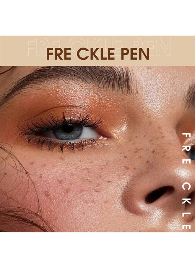 PAGE VINE Freckle Pen- Natural And True Color - Simulation Freckle Pen - Caramel Light Brown Freckle Pencil Natural Easy To Color Without Removing Makeup Spotting Pen Waterproof Sweatproof Makeup #01 Light - Image 3