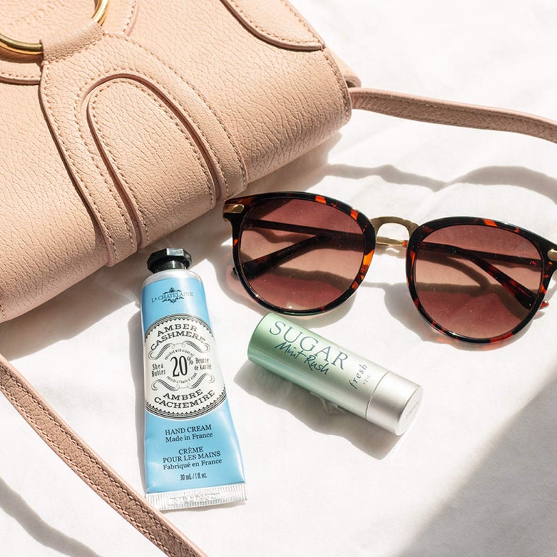 La Chatelaine 20% Shea Butter Hand Cream, Travel Size, Organic Argan Oil, Moisturizing, Nourishing, Repairing, Extra Rich, Non-Greasy, Made in France, Paraben Free, 1 oz/ 30ml - Amber Cashmere - Image 4