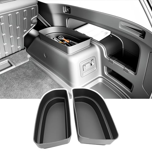 Titibett Trunk Organizer Fits for 20102024 Toyota 4Runner 5Seat 2nd Row Trunk Storage Box Compatible with 4Runner Accessories Pair - Image 1