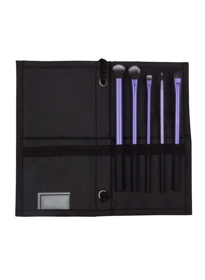 FOK Set Of 5Pc Eye/Lips Makeup Brush Kit Eye Look Enhancer Brush For Eyeshadoweyelinerlipstick And Lipliner. - Image 2