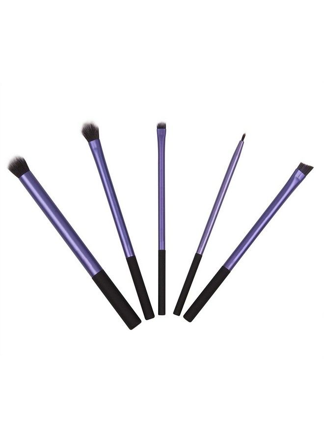 FOK Set Of 5Pc Eye/Lips Makeup Brush Kit Eye Look Enhancer Brush For Eyeshadoweyelinerlipstick And Lipliner. - Image 3