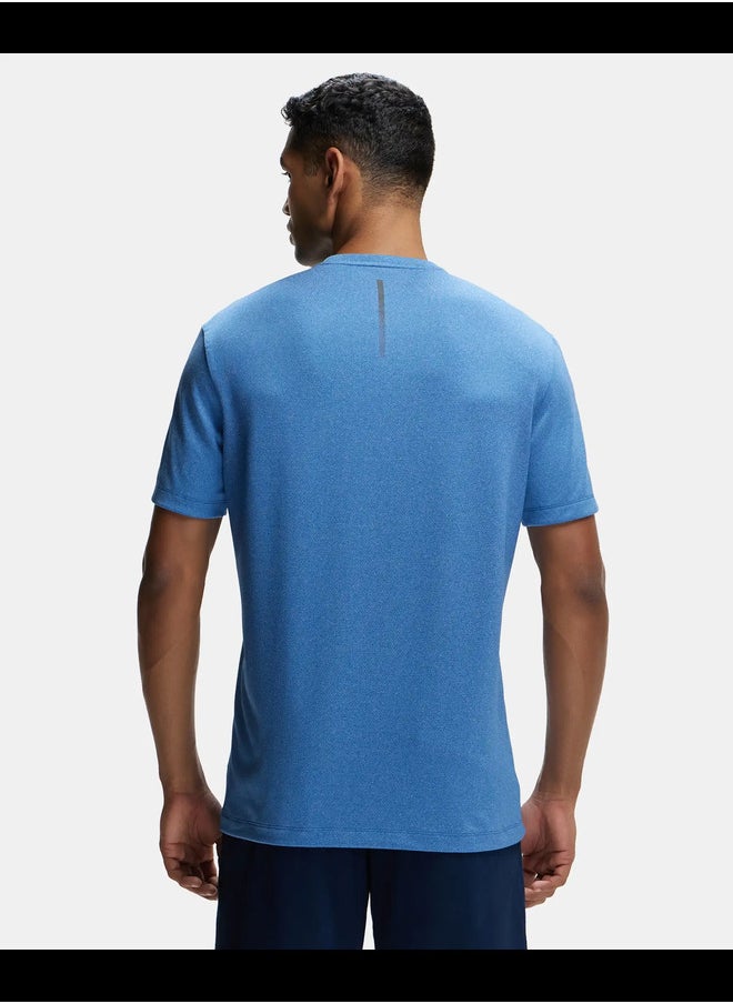 JOCKEY - Jockey MV35 Men's Recycled Microfiber Elastane Stretch Fabric Round Neck Half Sleeve T-Shirt with Stay FreshTreatment - Image 1
