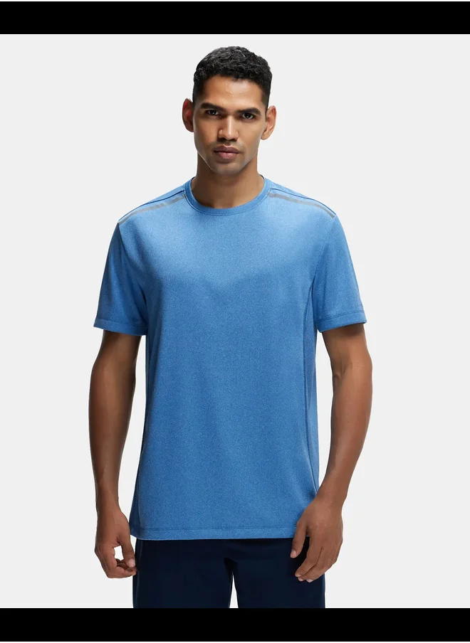 JOCKEY Jockey MV35 Men's Recycled Microfiber Elastane Stretch Fabric Round Neck Half Sleeve T-Shirt with Stay FreshTreatment