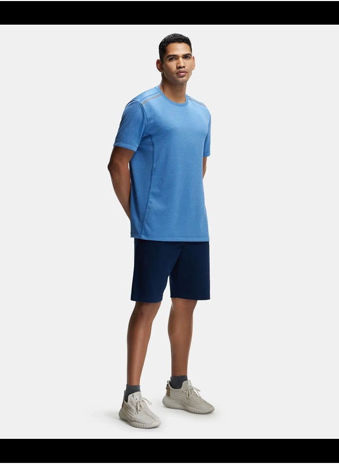 JOCKEY - Jockey MV35 Men's Recycled Microfiber Elastane Stretch Fabric Round Neck Half Sleeve T-Shirt with Stay FreshTreatment - Image 1