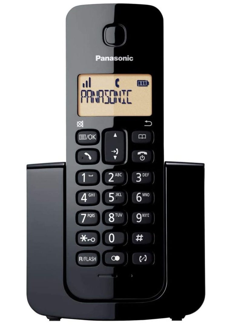 باناسونيك هاتف باناسونيك KX-TGB110 خط أرضي لاسلكي مع إضاءة خلفية  ,50 محطة دفتر هاتف و 200 ساعة في وضع الاستعداد باللون الأسود - Image 5