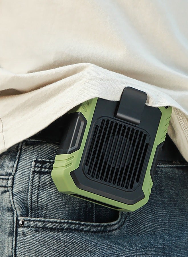 general Waist Fan, Clip-on Fan, Belt Fan - Portable Cooling Fan with 10000mAh Battery - 24H Working Time, LED SOS Light - 3 Speeds, 15500RPM Airflow - Shirt Fan for Jobsite, Farming, Fishing - Image 1