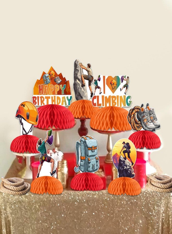 Balterever Rock Climbing Honeycomb Centerpieces Party Decorations 8PCS - Image 3