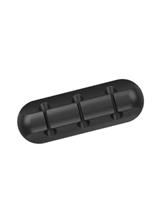 Self Adhesive Cable Clips Wire Management Organizer For Desk Car Home Black - Image 1