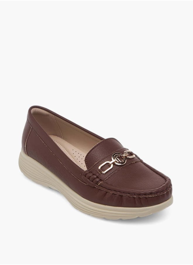 Le Confort Women Metal Accent Slip-On Loafers  - Image 2