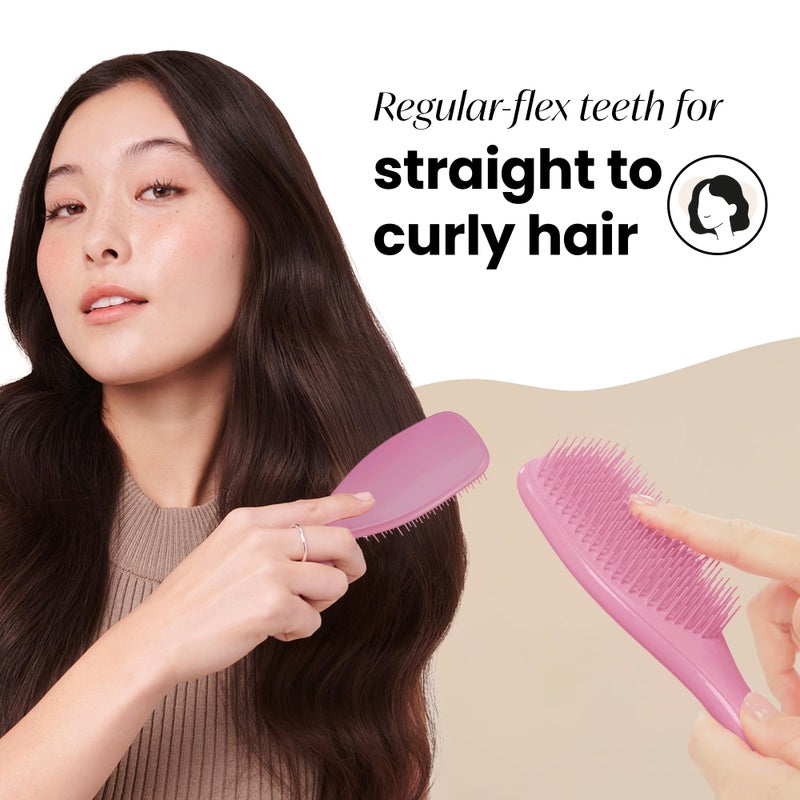 TANGLE TEEZER فرشاة تانجل تيزر الترا ديتانجلر للشعر الرطب والجاف، تقضي على العقد وتقلل من التكسر لجميع أنواع الشعر، حصرية أمازون روزبود - Image 3