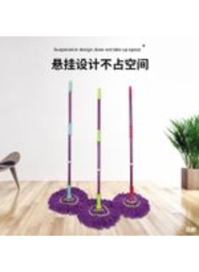 ممسحة دوارة من الألياف الدقيقة لتنظيف الأرضيات من ماي سيتي، مع قضيب من الفولاذ المقاوم للصدأ، ممسحة صغيرة الحجم بدون استخدام اليدين للاستخدام المنزلي والمكتبي - Image 1