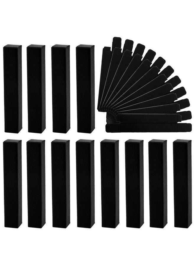 TOPZEA 118 Pack Lip Gloss Packaging Boxes, Kraft Paper Empty Lipgloss Packaging Cases Bulk Black Wrapping Box for Essential Oil, Mascara Tube, Perfume Sample, Small Business - Image 1