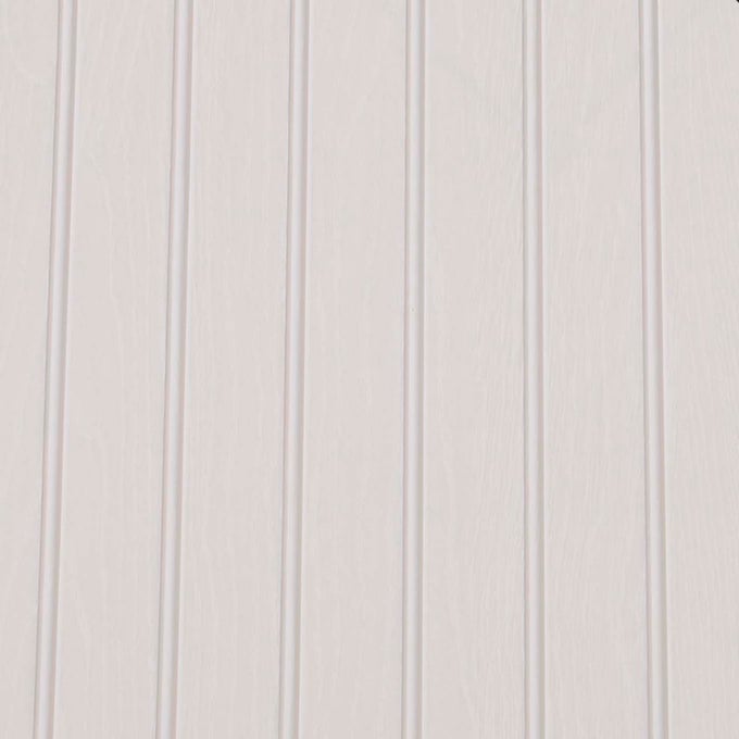 FAUX BEADBOARD PEEL AND STICK WALLPAPER OFFWHITEGREY