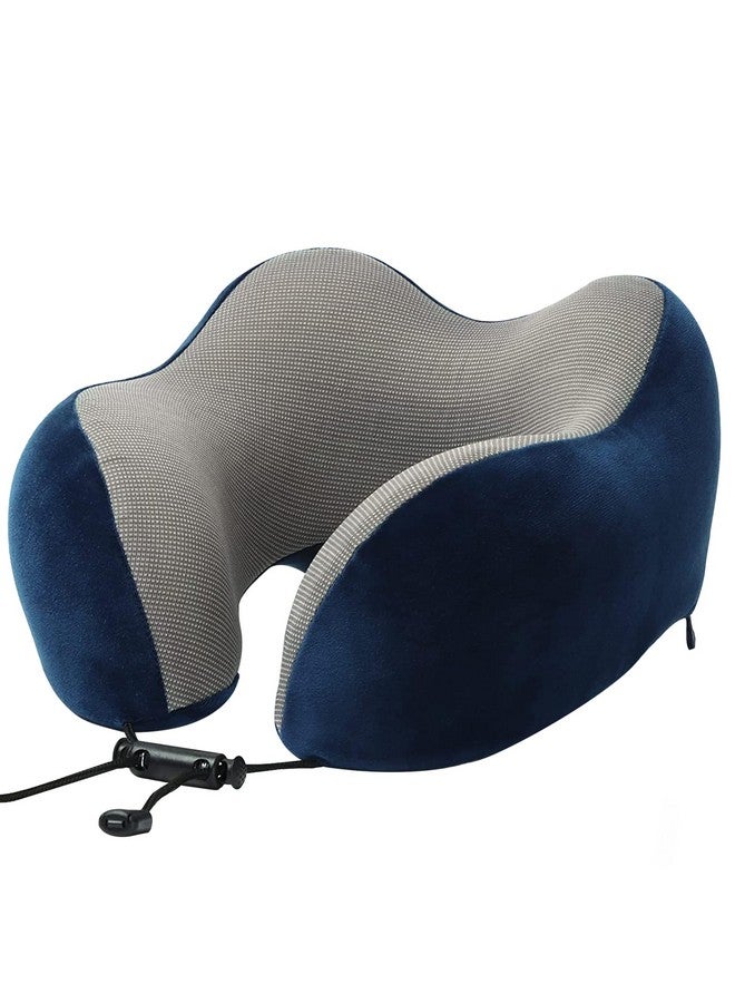 Billebon Extra Soft Memory Foam Luxury Travel Neck Support Rest Pillow with Soft Washable & Removable Cover, Multipurpose Comfortable Travel Pillow for Airplane - Image 1