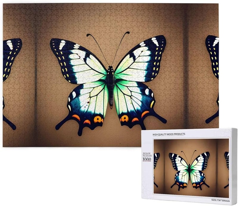 Phayah 1000 Piece Butterfly Jigsaw Puzzle For Adults Home Decor Gift 29 5 X 19 7 Inches - Image 1