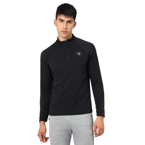 TECHNOSPORT Pm89 High Neck Jacket Black XL (MJPM89BLKXLR) - Image 1