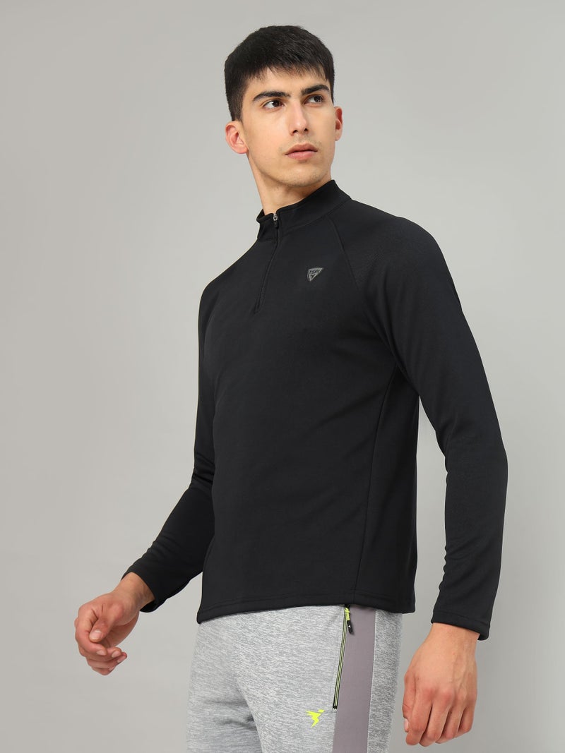 TECHNOSPORT Pm89 High Neck Jacket Black XL (MJPM89BLKXLR) - Image 3