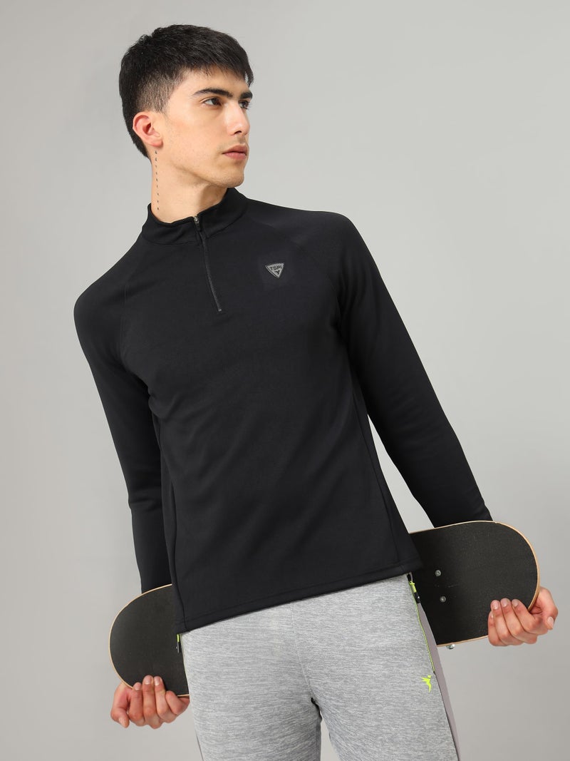 TECHNOSPORT Pm89 High Neck Jacket Black XL (MJPM89BLKXLR) - Image 5