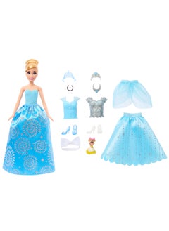 Disney Princess Royal Fashion Reveal Cinderella Doll  - Image 4