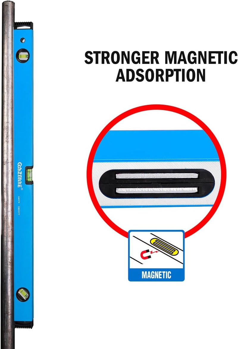 Gazelle Gazelle 24 In. Aluminium Magnetic Box Level - Image 5