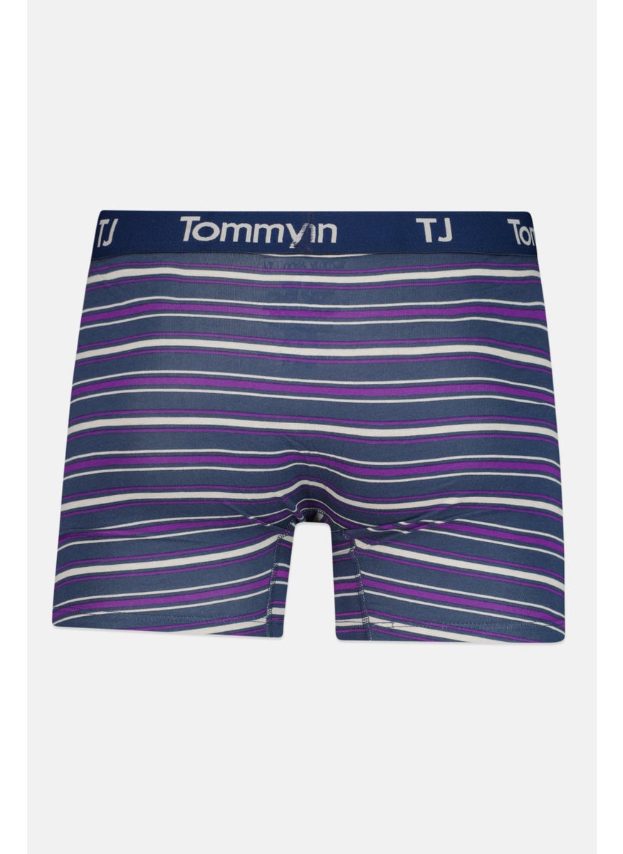 Tommy John Men Yarn Dye Pull On Boxer Briefs, Multicolor  - Image 2