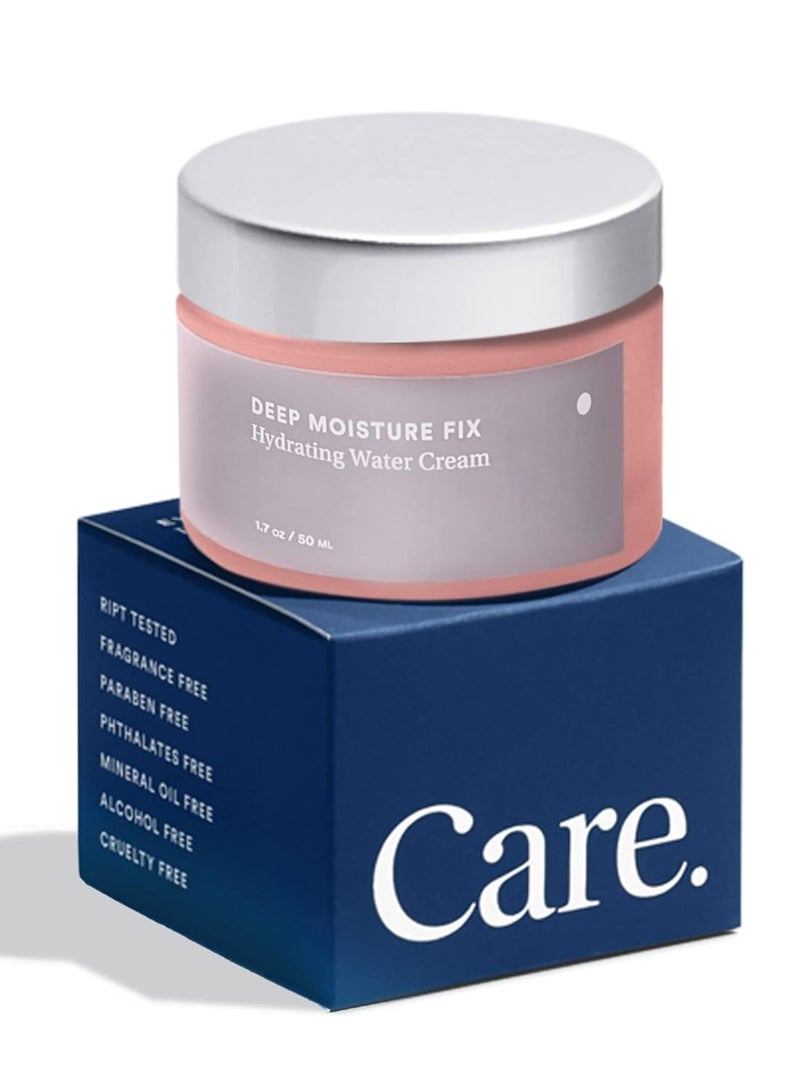 Care Skincare - Deep Moisture Fix, Hydrating Water Face Cream With Hyaluronic Acid, 1.7 oz. - Image 1