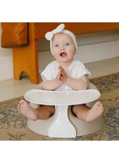 Bumbo Bumbo Floor Seat Tray – White, Add-On For The Bumbo Floor Seat / Convenient For Feeding Or Toys, Easy To Clean, Lightweight Easy To Clean Fda-Approved Fits All Bumbo Floor Seats, Ideal For Babies 3M+  - Image 5