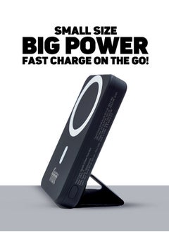 FITIT 10000 mAh Magnetic Wireless Power Bank, Portable Charger, 20W Fast Charging  with USB-C Compatibility.  - Image 2