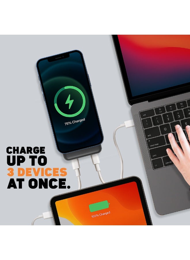 FITIT بنك طاقة لاسلكي مغناطيسي بسعة 10000 مللي أمبير في الساعة، شاحن محمول، شحن سريع بقوة 20 وات مع توافق USB-C. - Image 3