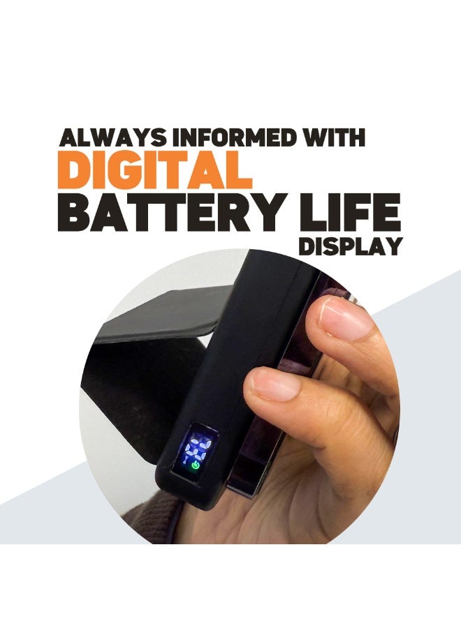 FITIT بنك طاقة لاسلكي مغناطيسي بسعة 10000 مللي أمبير في الساعة، شاحن محمول، شحن سريع بقوة 20 وات مع توافق USB-C. - Image 5