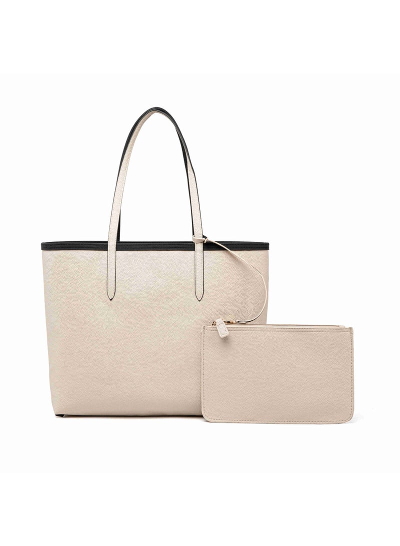 Women Tote Bag with Detachable Small Pouch, Large Capacity Shopper Handbag, Casual Daily Shoulder Bag for Work Shopping - Image 5