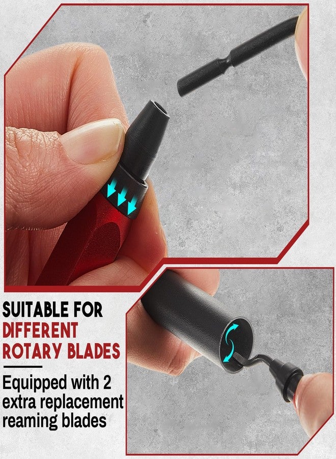 Yaocom Copper Tubing Cutter Set, 3 Pcs Copper Pipe Cutter Tool, 1/2 In, 3/4 In, and 1 In. Cutters, Reaming Pen, 3 Cutters Handles with Storage Case - Image 4