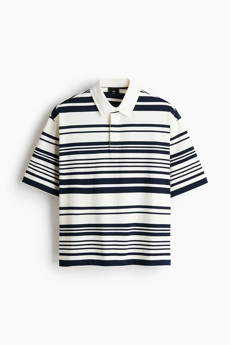 H&M Loose Fit Cotton rugby shirt