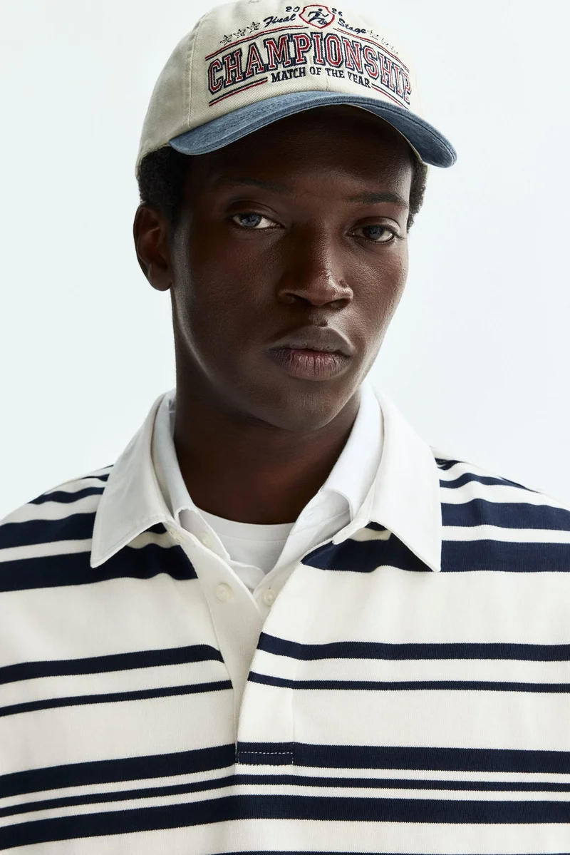 H&M Loose Fit Cotton rugby shirt
