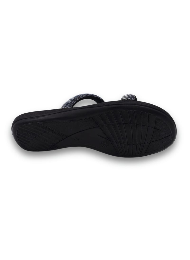 aerosoft Aerostyle Women’s Slippers SPL1040 Black  - Image 3