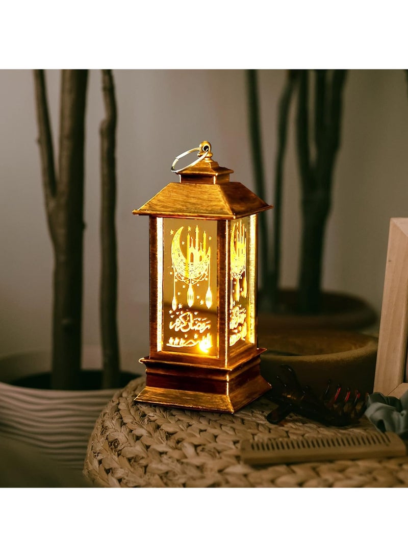 فانوس رمضان معلق زينة رمضان مصباح زينة عيد مبارك مصباح طاولة على شكل قمر ونجمة زينة فانوس عتيق زينة رمضان لمهرجان المسلمين - Image 5