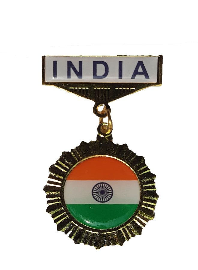 KariGhar Indian Flag Badges for Independence Day/Republic Day & Other Events ( Pack Includes 1 Badge) (Pack of 1) - Image 1