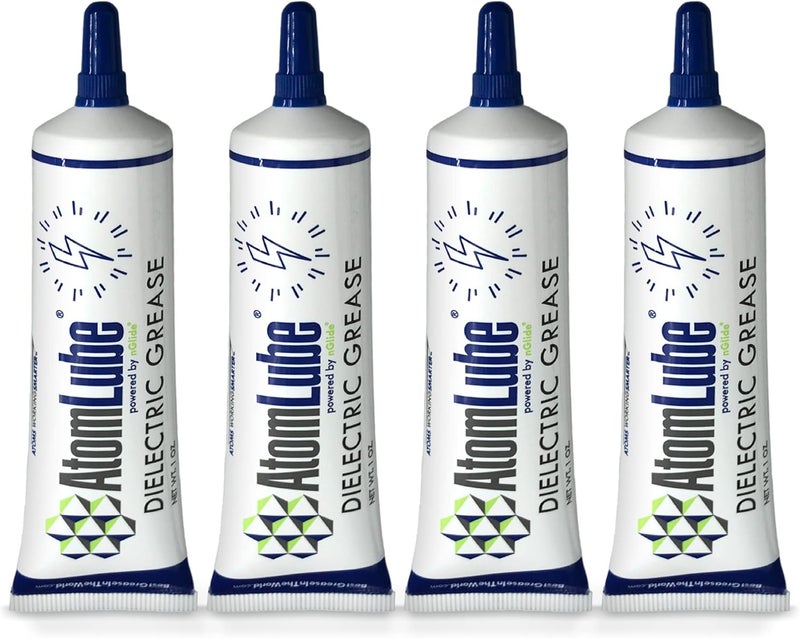 AtomLube Dielectric Grease, 4-Pack 1oz Tube | Waterproof Grease for Electrical Connectors, Switches, and Sensors - Image 1