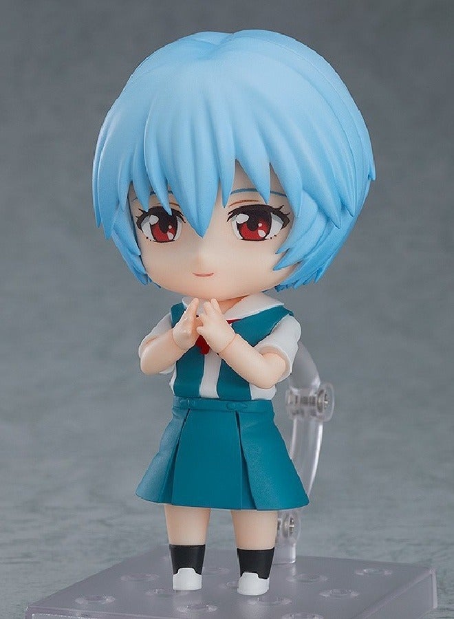 general Neon Genesis Evangelion model desktop ornament EVA Ayanami Rei movable face swap figure car tide toy ornament toy decoration collection gifts - Image 2