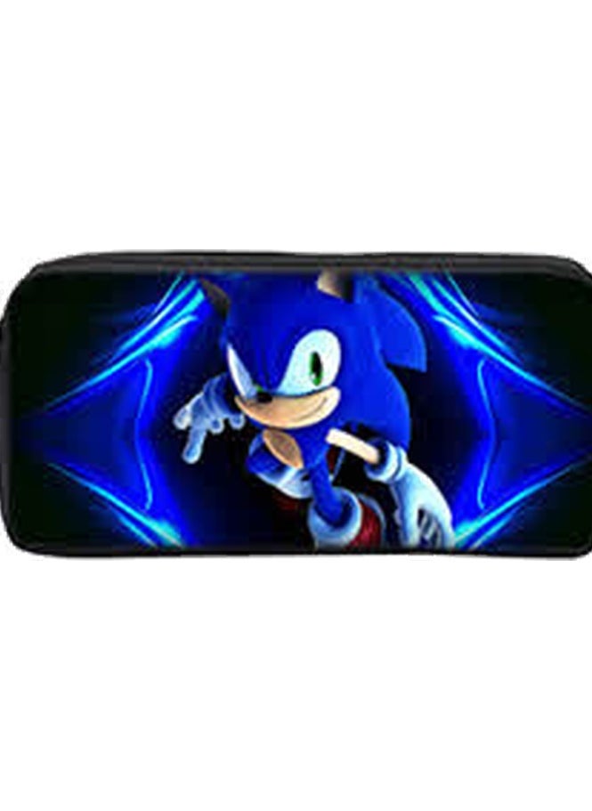 Generic - Hot-selling Sonic backpack Sonic primary school student schoolbag lunch bag pencil bag three-piece set,B style - three-piece set - Image 1