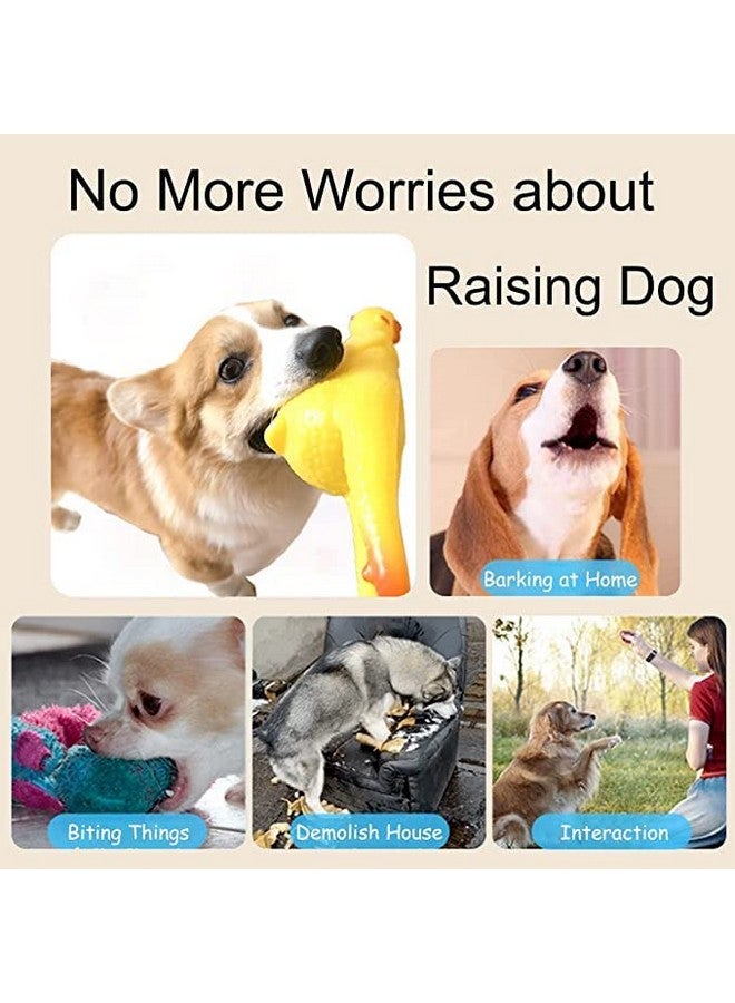 لعبة الدجاجة الصارخة المطاطية - لعبة الدجاجة الصارخة ذات الضرس القوي مقاس 15 بوصة للجراء والكلاب (عبوة من قطعة واحدة) - Image 4