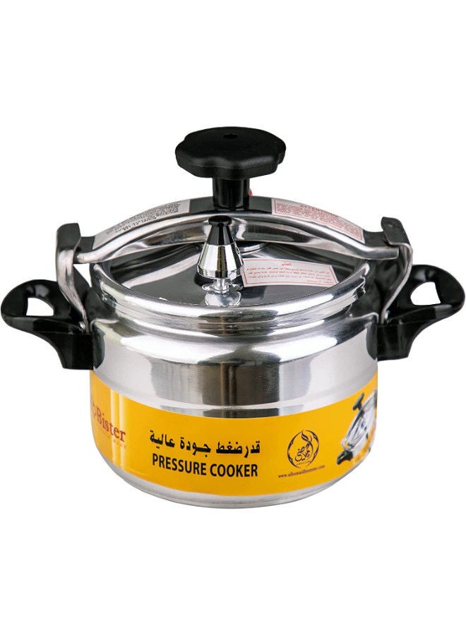 Bister 9Liters Bister Pressure Cooker 9L Silver Aluminum Fast Cooking Pot for Arabic Cuisine Silver - Image 2