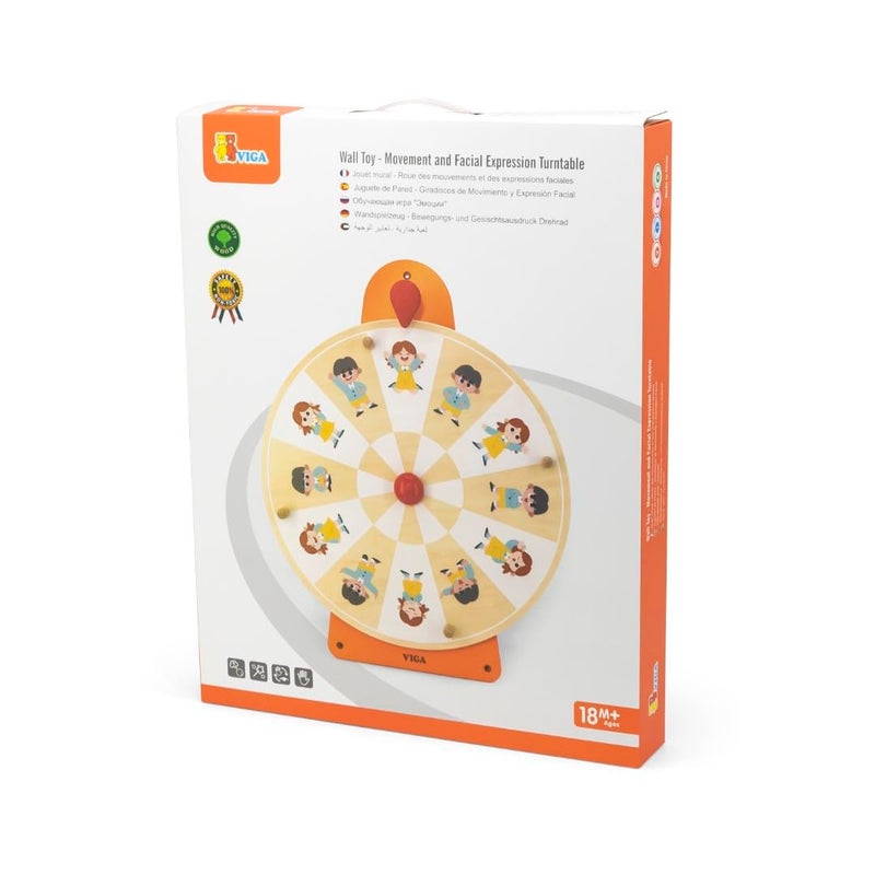 Viga Wall Toy - Movement and Facial Expression Turntable - Image 1