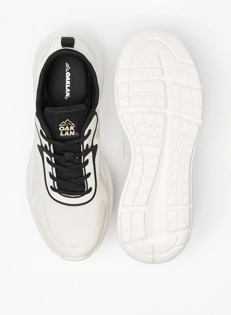 Oaklan by Shoexpress Mens Oaklan Textured Lace Up Sports Shoes By Shoexpress