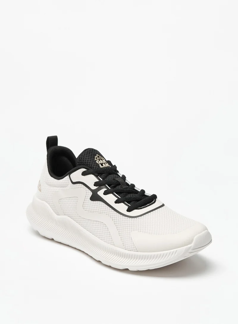 Oaklan by Shoexpress Mens Oaklan Textured Lace Up Sports Shoes By Shoexpress