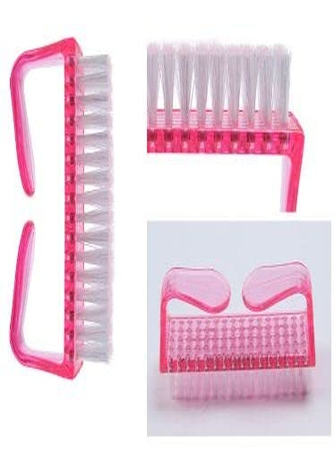 Gugzy Washing Nail Brushes Soft Remove Dust Nail Art Plastic Cleaning Brush Nail Arts Tools Finger Toe Nail Cleaning Brush Manicure Pedicure Scrubbing Cleaner for Dead Skin for Men and Women (2pc Set) - Image 3